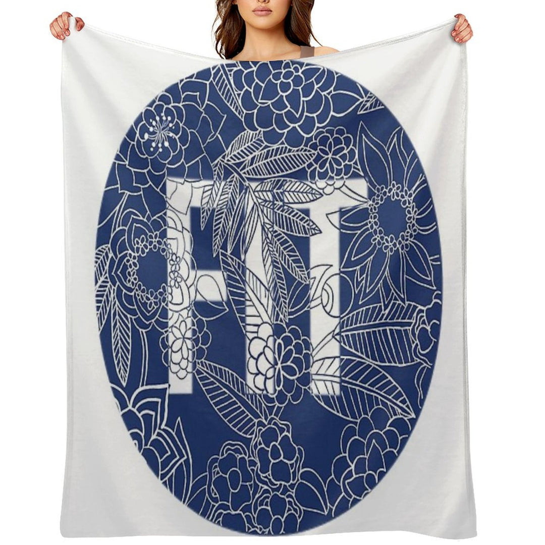FIT Blooms Sustainable Throw Blanket