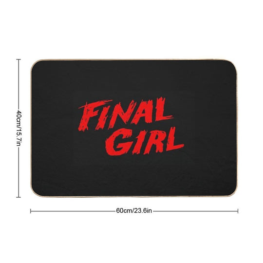 Final Girl Wines Logo  Stain-Proof Bath Mat