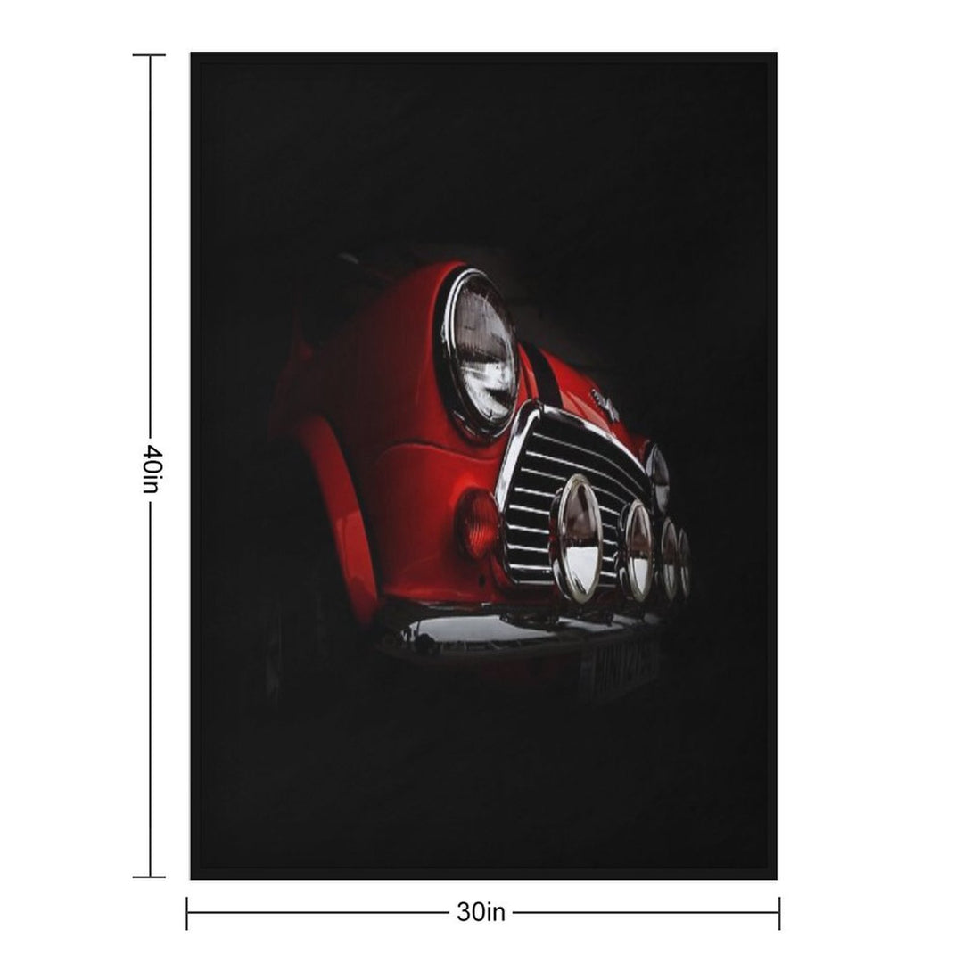 Mini Rally Machine-washable Throw Blanket