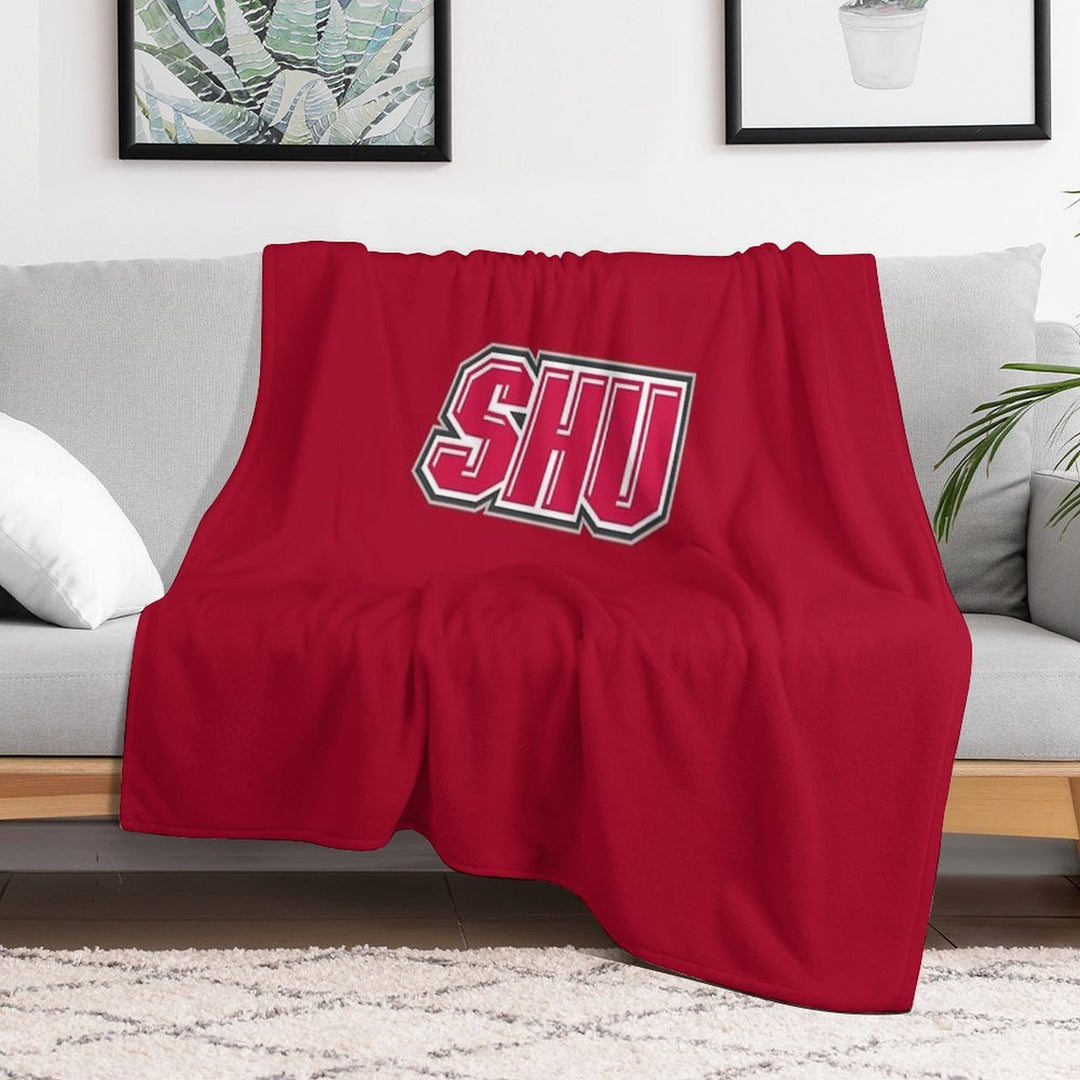 SHU Pioneers Logo Quick-dry Throw Blanket