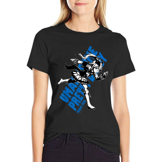 Umamusume Pretty Derby Tokai Teio  Heathered Texture T-Shirt