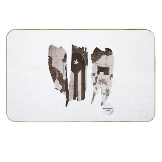 Travel The World Puerto Rico  Anti-Trip Bath Mat