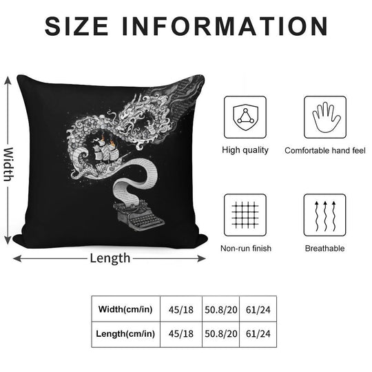 Unleashed Imagination Soft High-Density Material Throw Pillow