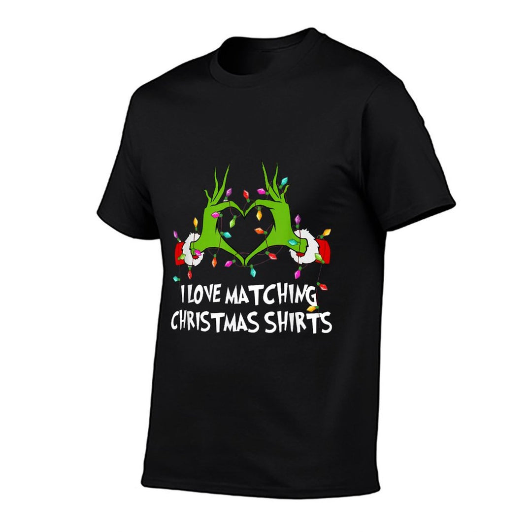 Christmas I Love Matchings But I Dont Xmas Couples  Polyester Blend T-Shirt