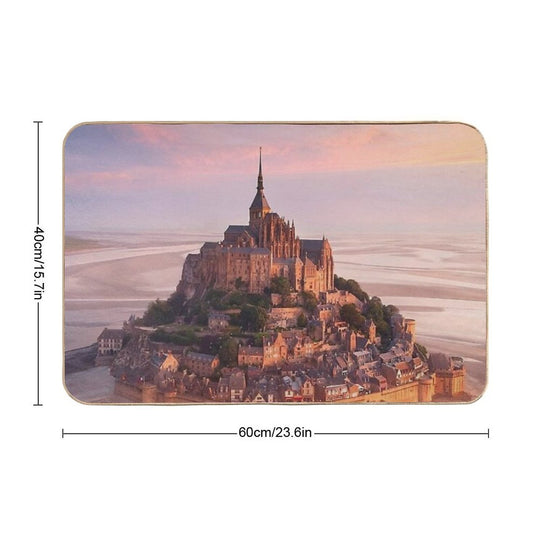 Mont-Saint-Michel, France  Slip-Resistant Bath Mat