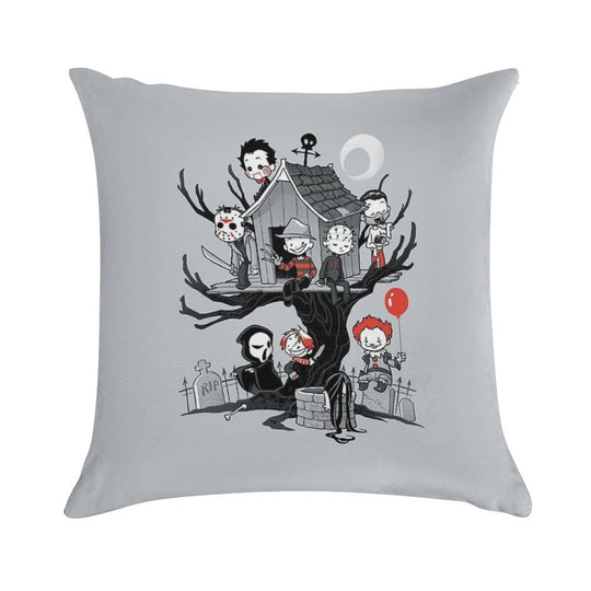 Horror House Soft Durable Construction Throw Pillow