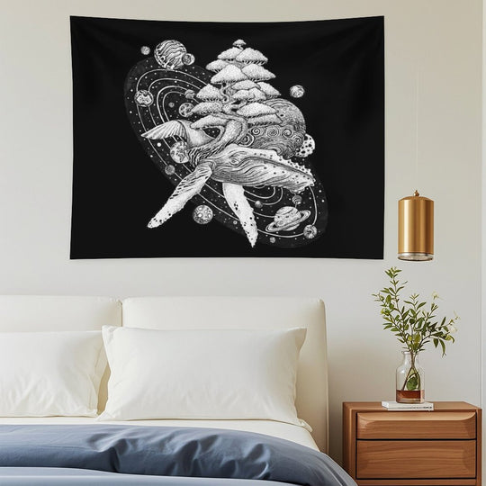 Space Whale Tapestry