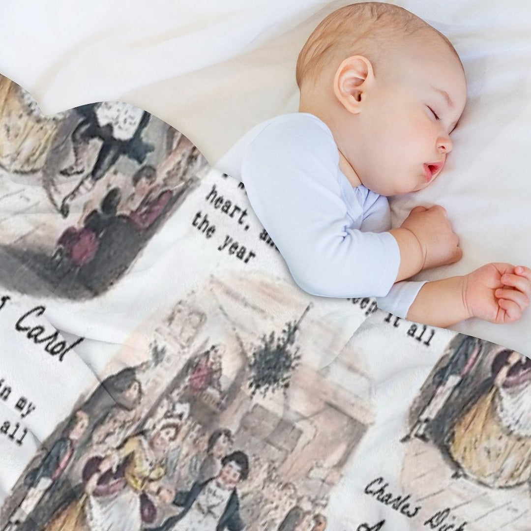 A Christmas Carol Velvety-soft Throw Blanket