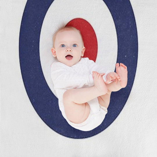 Mod 60s Pop Art Target Lightweight Throw Blanket