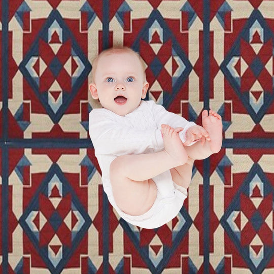 Frontier Echoes Shrink-resistant Throw Blanket