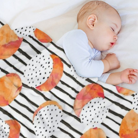 Fruity Orange Gift-ready Throw Blanket