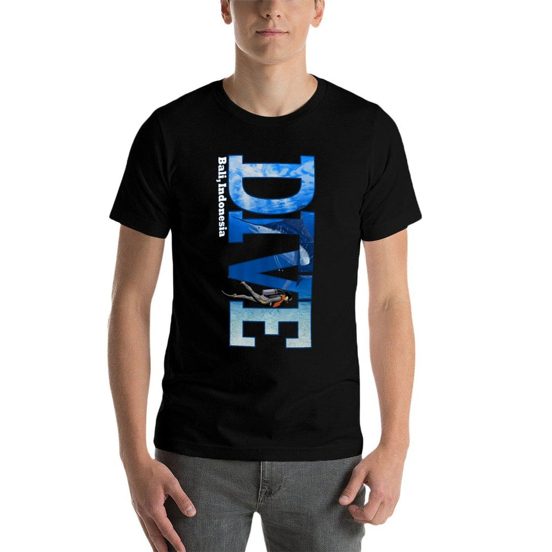DIVE Bali SCUBA Diving Snorkeling  Cotton T-Shirt