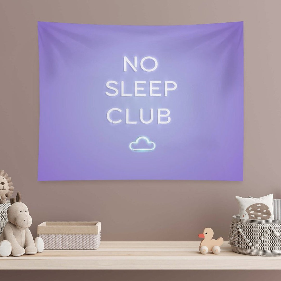 No Sleep Club Tapestry