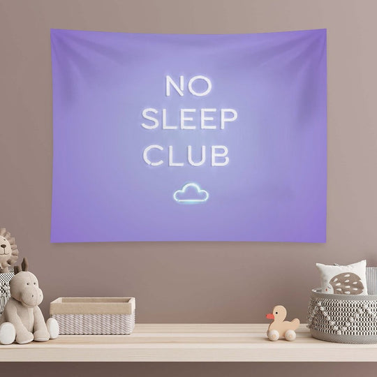 No Sleep Club Tapestry