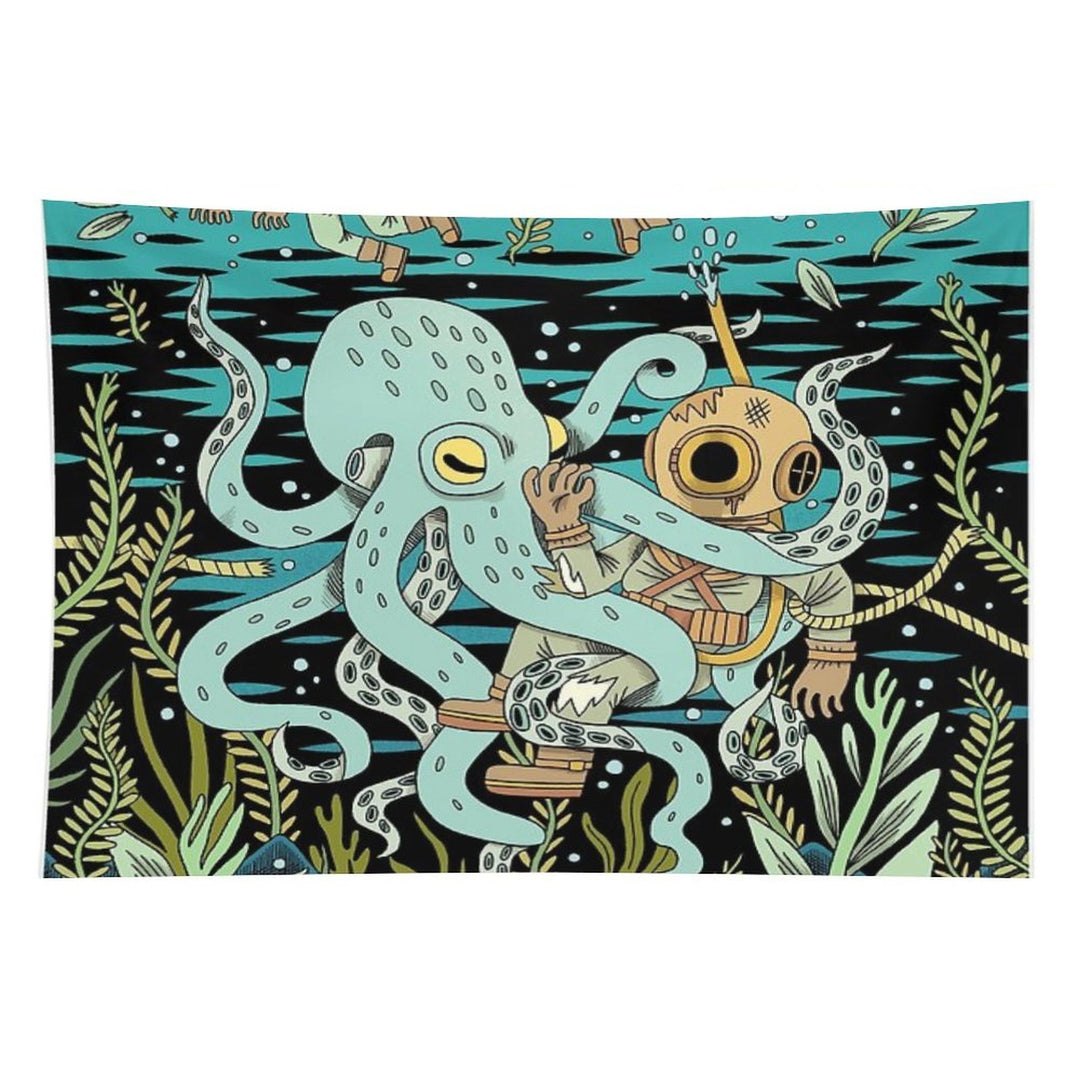 Diver Tapestry