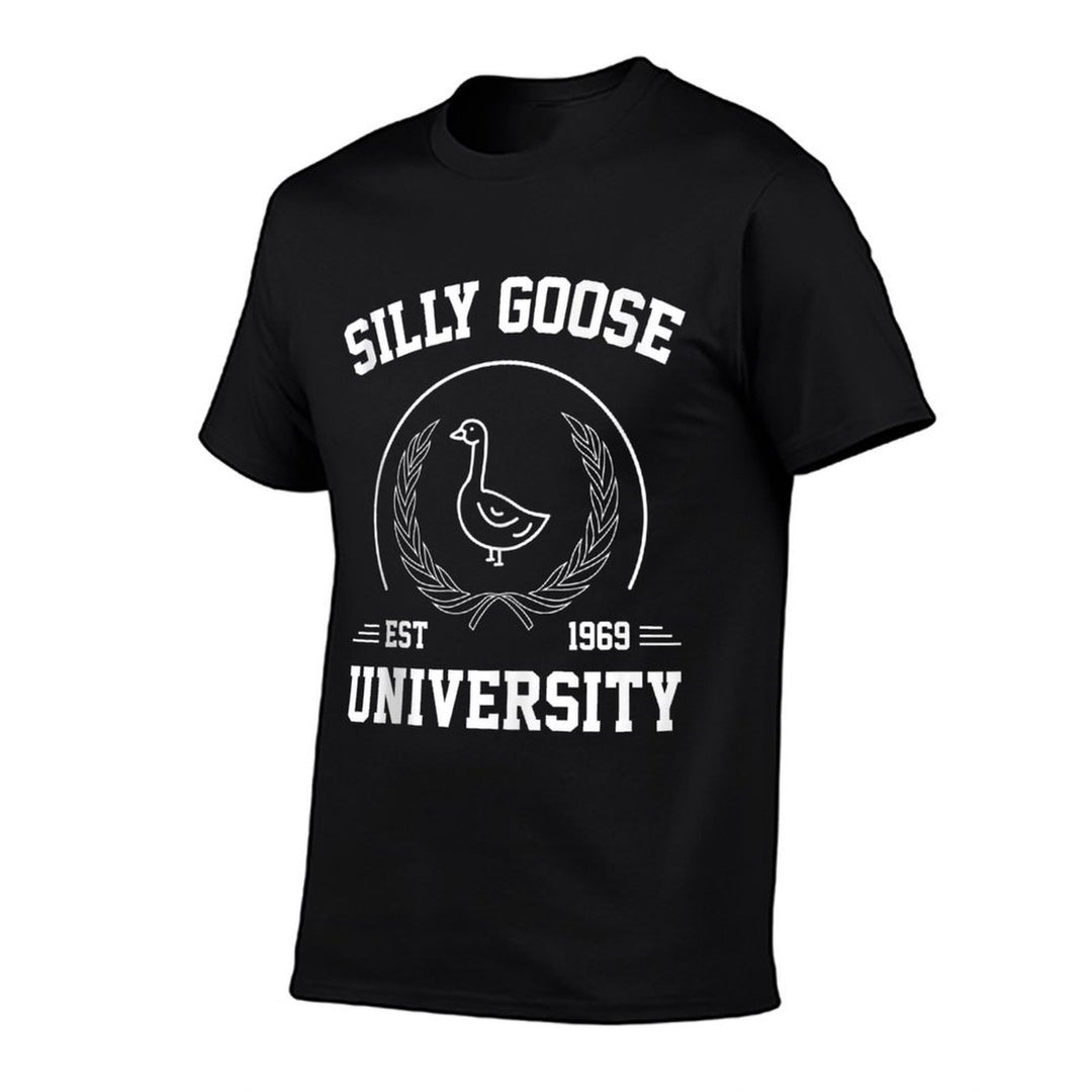 Silly Goose University Mens Womens Silly Goose Meme Costume  Slim-fit Cut T-Shirt