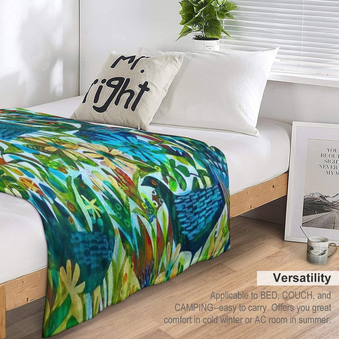 Summer Light, An Este MacLeod Design Velvety-soft Throw Blanket