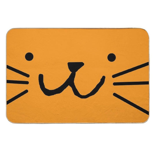 Awesome Orange Cat  Slip-Resistant Bath Mat