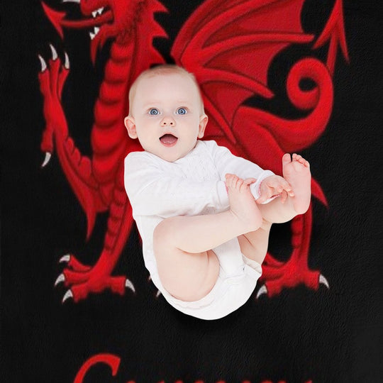 Cymru - Wales Anti-pilling Throw Blanket