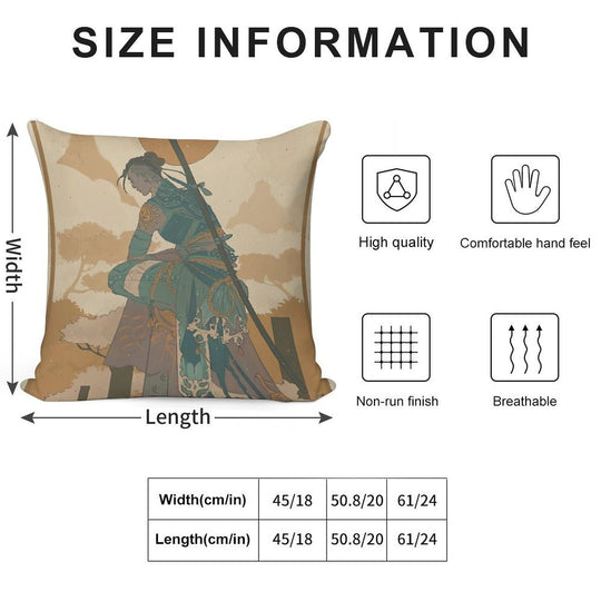 Beauregard 01 Soft Skin-Friendly Throw Pillow