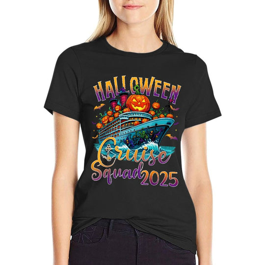 Halloween Cruise Squad 2025 Vacation Matching Family Cruise  Affordable Price T-Shirt