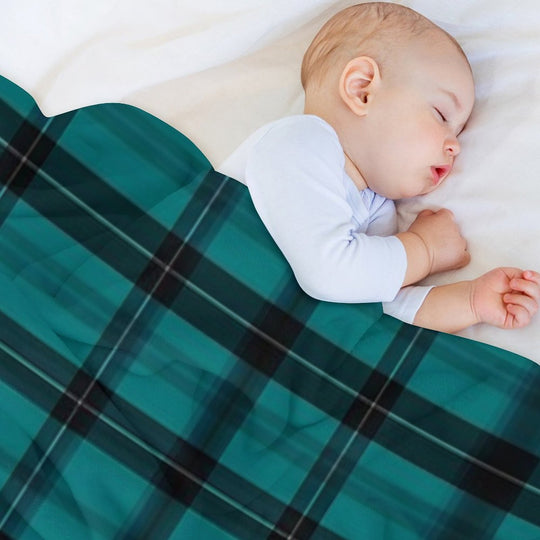 Tartan Pattern Travel-friendly Throw Blanket