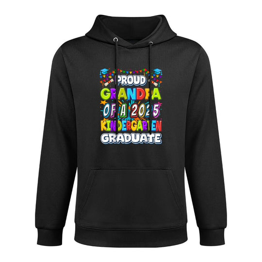 Proud GRANDPA of A 2025 Kindergarten Graduate - Graduation Casual Wear Hoodie