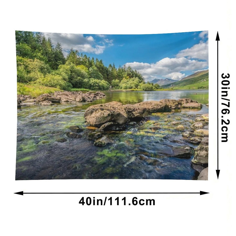 Llynau Mymbyr Lake Snowdonia Tapestry