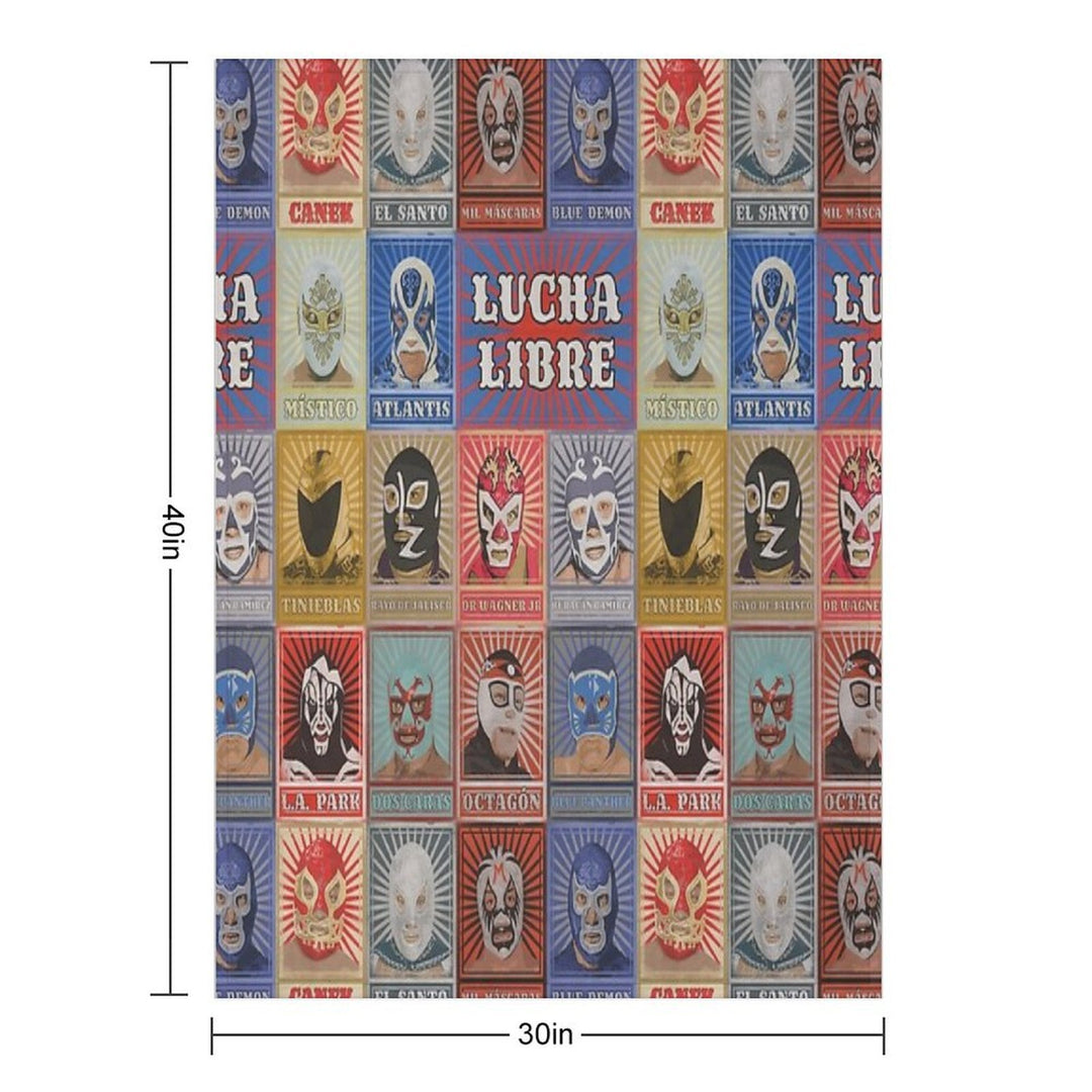 Lucha Libre Legends Lightweight Throw Blanket