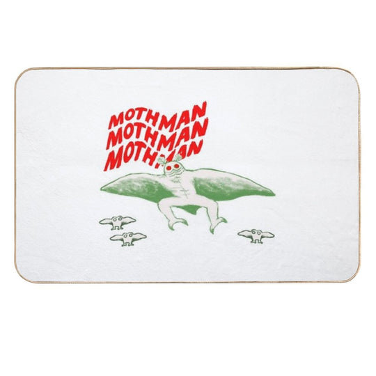 Mothman T-ShirtMothman Mothman Mothman  Fade-Resistant Bath Mat