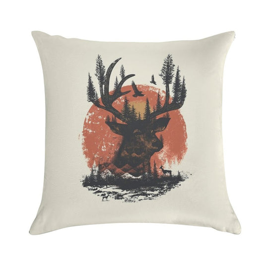 Look Deep Into Nature Soft Durable Construction Throw Pillow