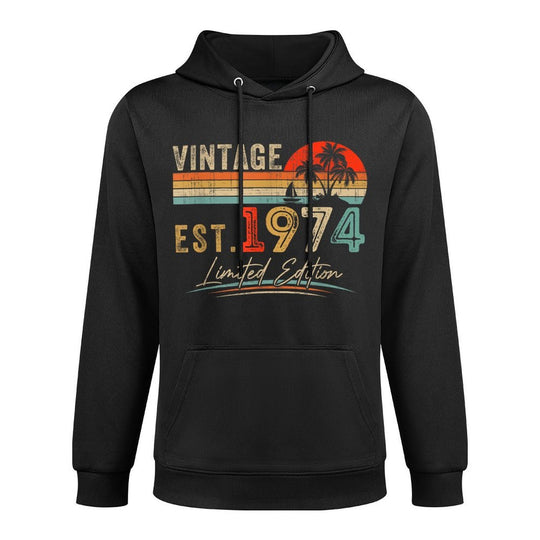 Est Vintage 1974 Limited Edition 50 Years Old 50th Birthday All-Day Comfort Hoodie