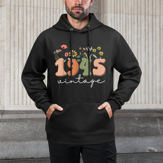 80 Years Old Vintage 1945 80th Birthday Wildflower Women Unisex Design Hoodie