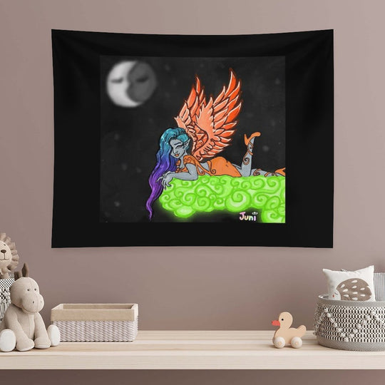 Space Angel Living in The Clouds Tapestry