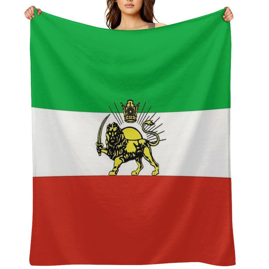 Flag of Persia  Iran (Pahlavi) Comfort Throw Blanket