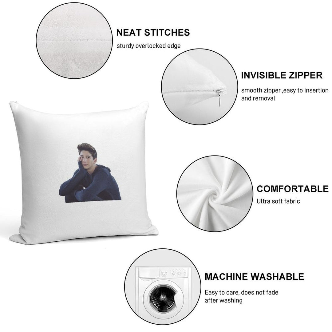 Milo Manheim Soft Warmth Comfort Throw Pillow