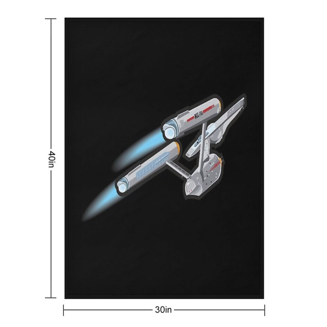 Enterprise Classic Lightweight Throw Blanket