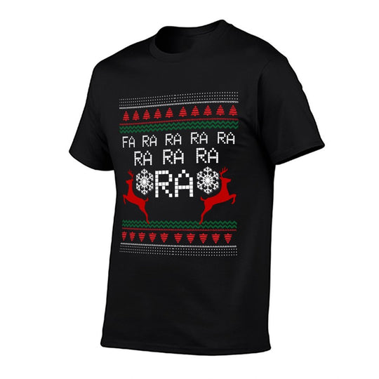 FA RA RA RA RA CHRISTMAS SWEATER T SHIRT-LONG SLEEVE SHIRT  High-quality Stitching T-Shirt