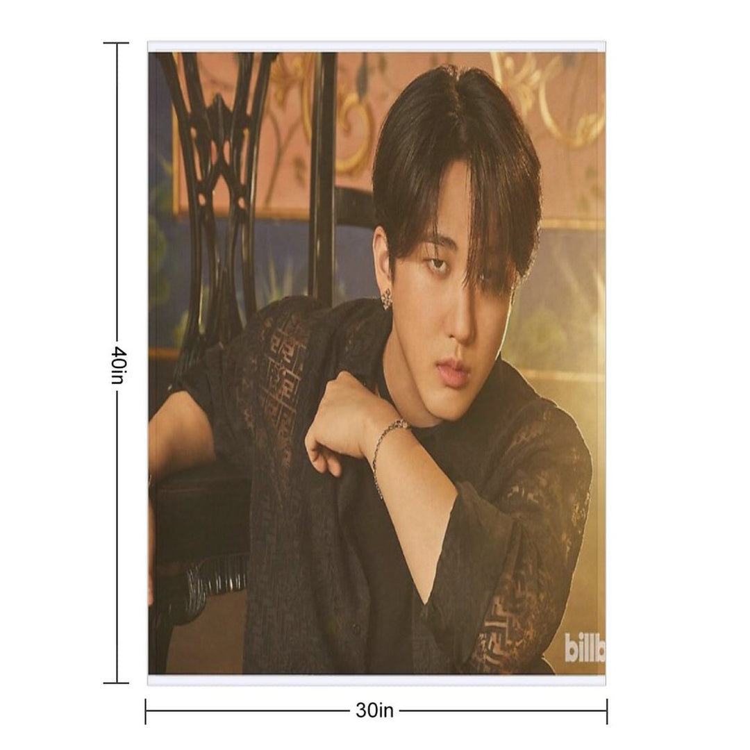 STRAY KIDS CHANGBIN Eco-conscious Throw Blanket