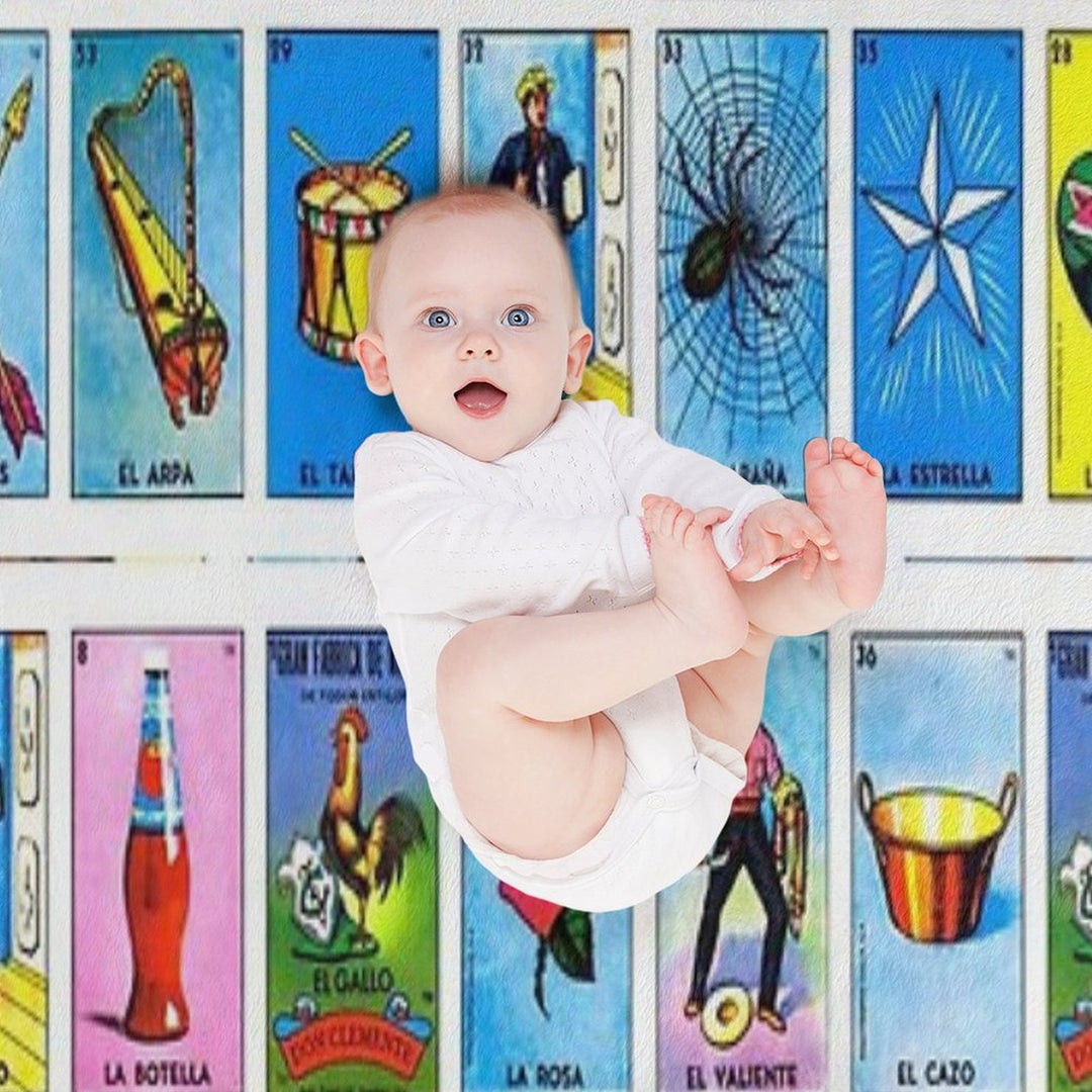 Lottery  Mexican Bingo Wrinkle-free Throw Blanket