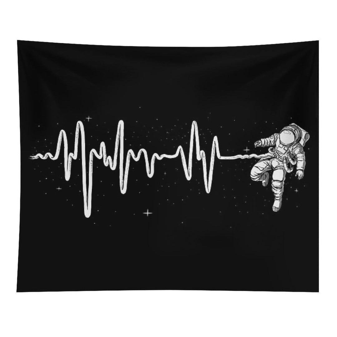 Space Heartbeat Tapestry