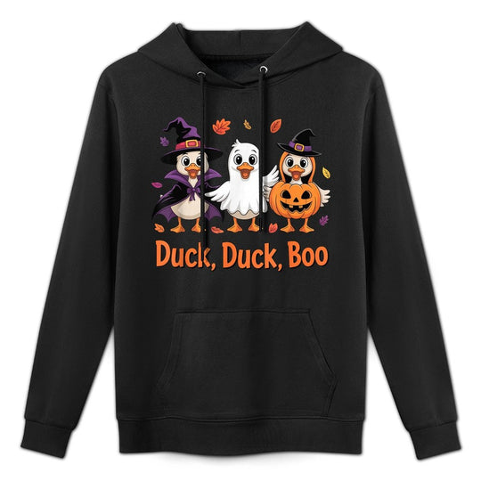 Duck Duck Boo Funny Halloween Costume Duck Unisex Design Hoodie