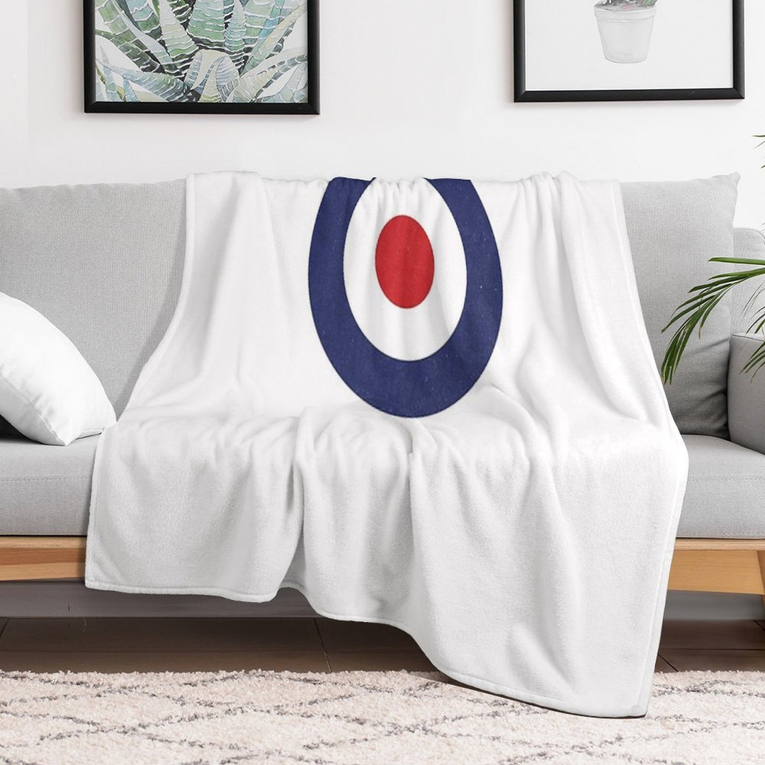 Mod 60s Pop Art Target Lightweight Throw Blanket