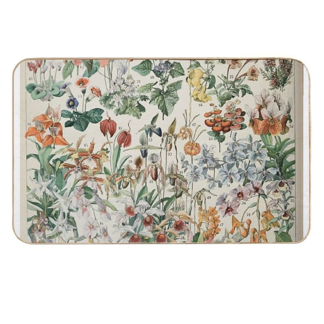 Adolphe Millot Fleurs D  Eco-Friendly Bath Mat