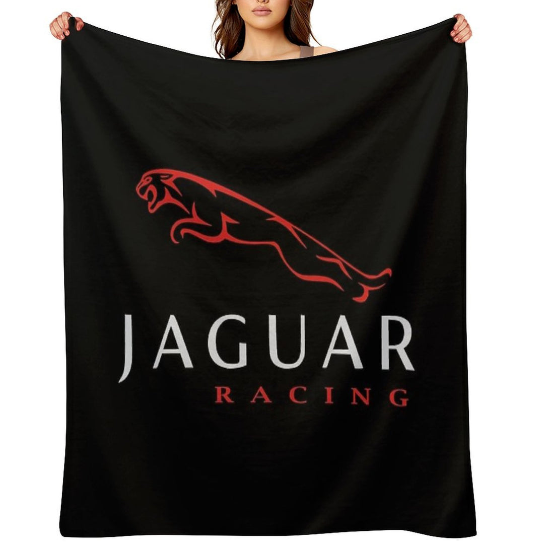 Serene Jaguar Cars Land Rover Logo BMeadows Compact Throw Blanket
