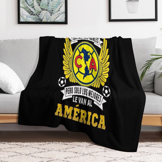 Playera Aguilas Del America Solo Los Mejores Le Van Al America Machine-washable Throw Blanket