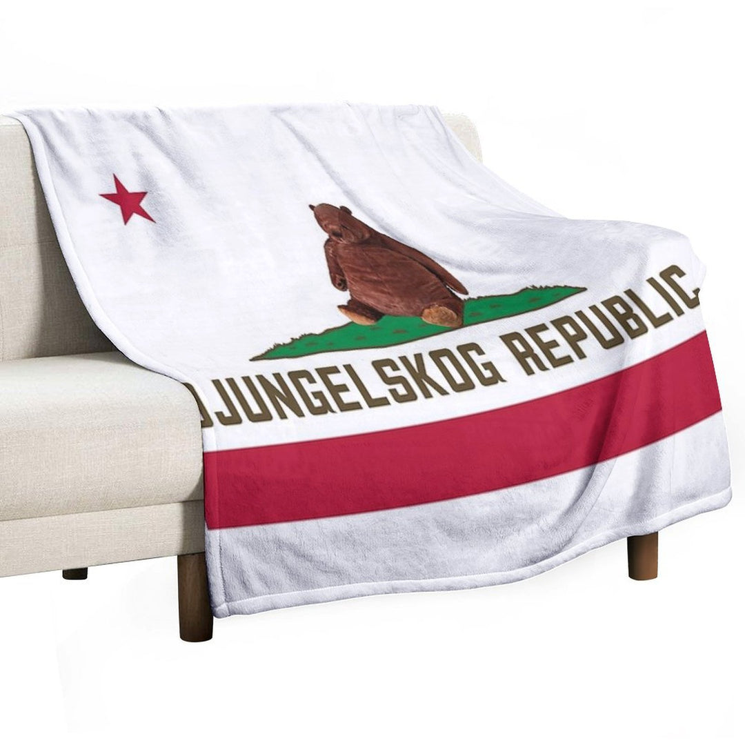 Djungelskog Republic Shrink-resistant Throw Blanket