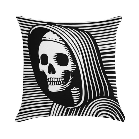 The Hooded Wanderer Soft Hidden Zipper Throw Pillow