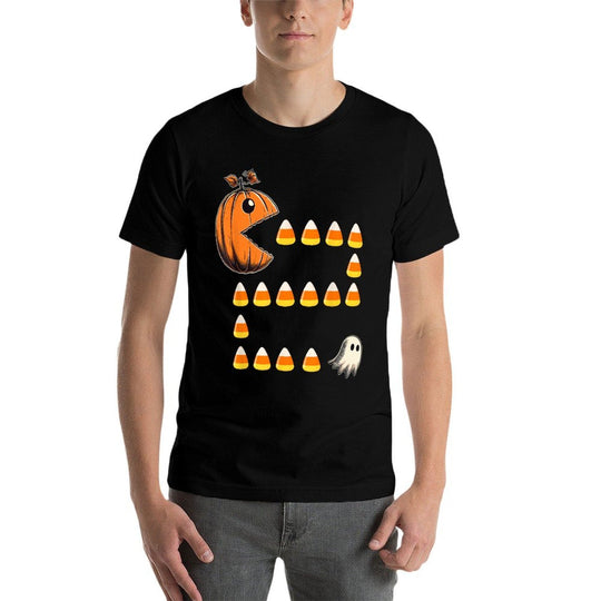 Funny Halloween Pumpkin Candy Corn Trick Or Treat  Soft T-Shirt