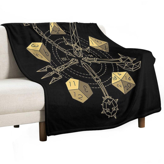 Dungeons & Dragons - Choose Your Weapon Compact Throw Blanket